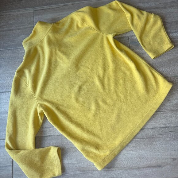 Brooks Brothers Yellow 1/3 Zip Pullover Sweater - Size Large - Picture 5 of 7